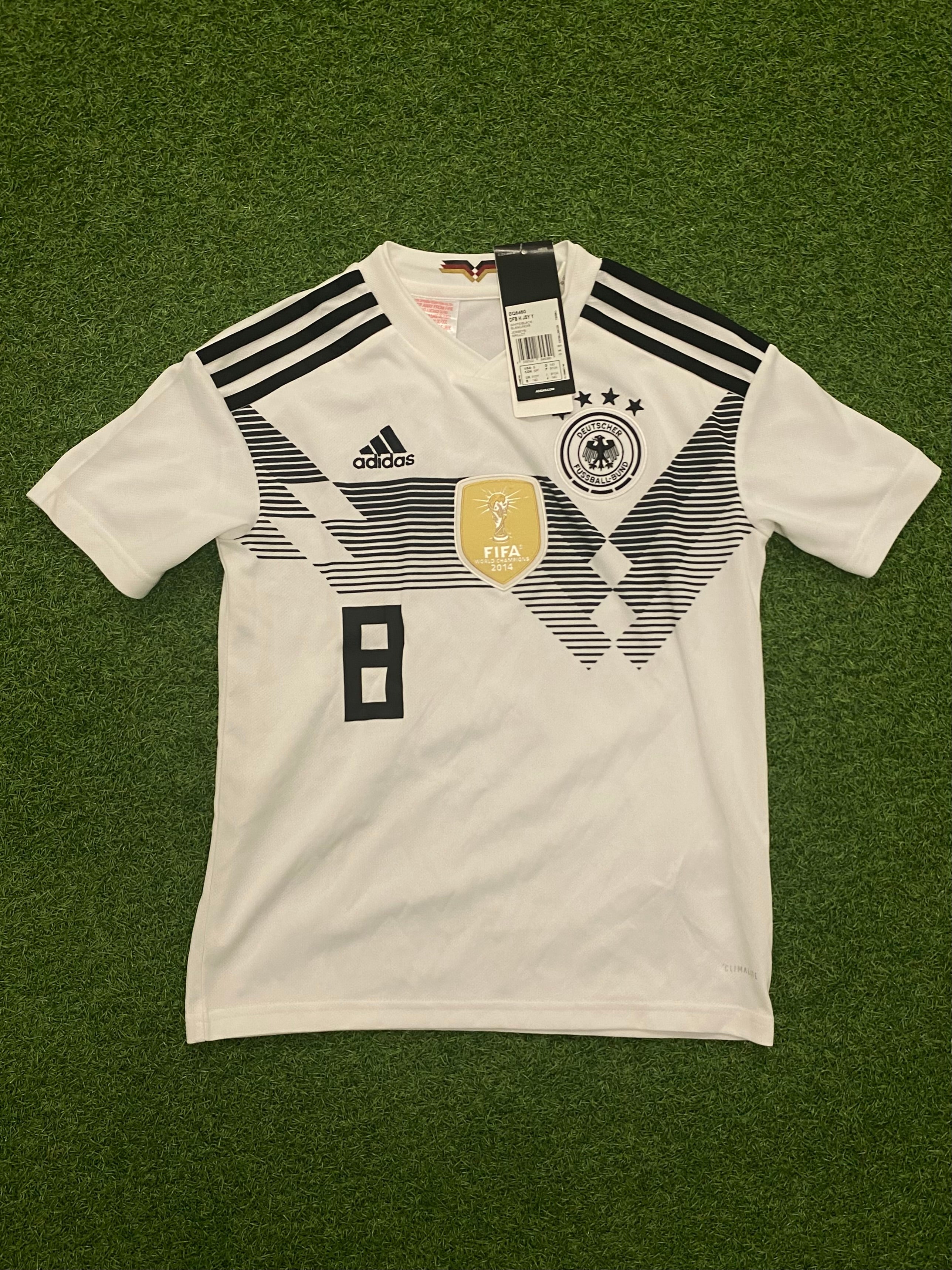 adidas DFB Deutschland Trikot Home Kinder WM 2018 140 - MÜLLER 8