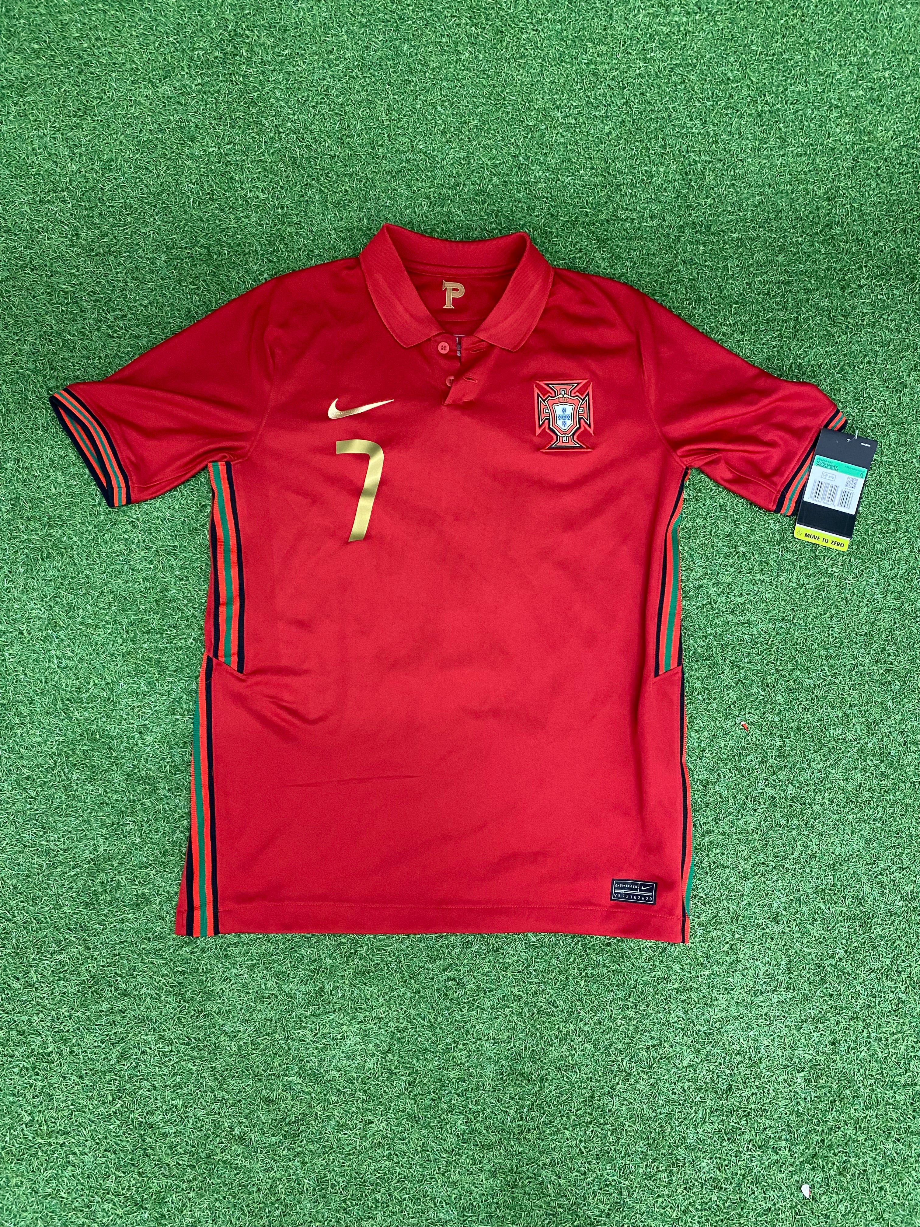 puma FPF PORTUGAL Trikot Home Kinder 21/22 158-170 - falsche beflockung vorne: 7 hinten: ANDRÉ SILVA 9