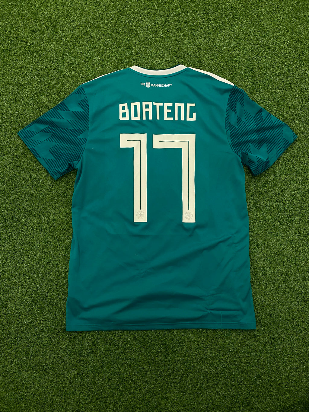 adidas DFB Deutschland Trikot Away 2018 L - BOATENG 17 - Nähte lösen sich
