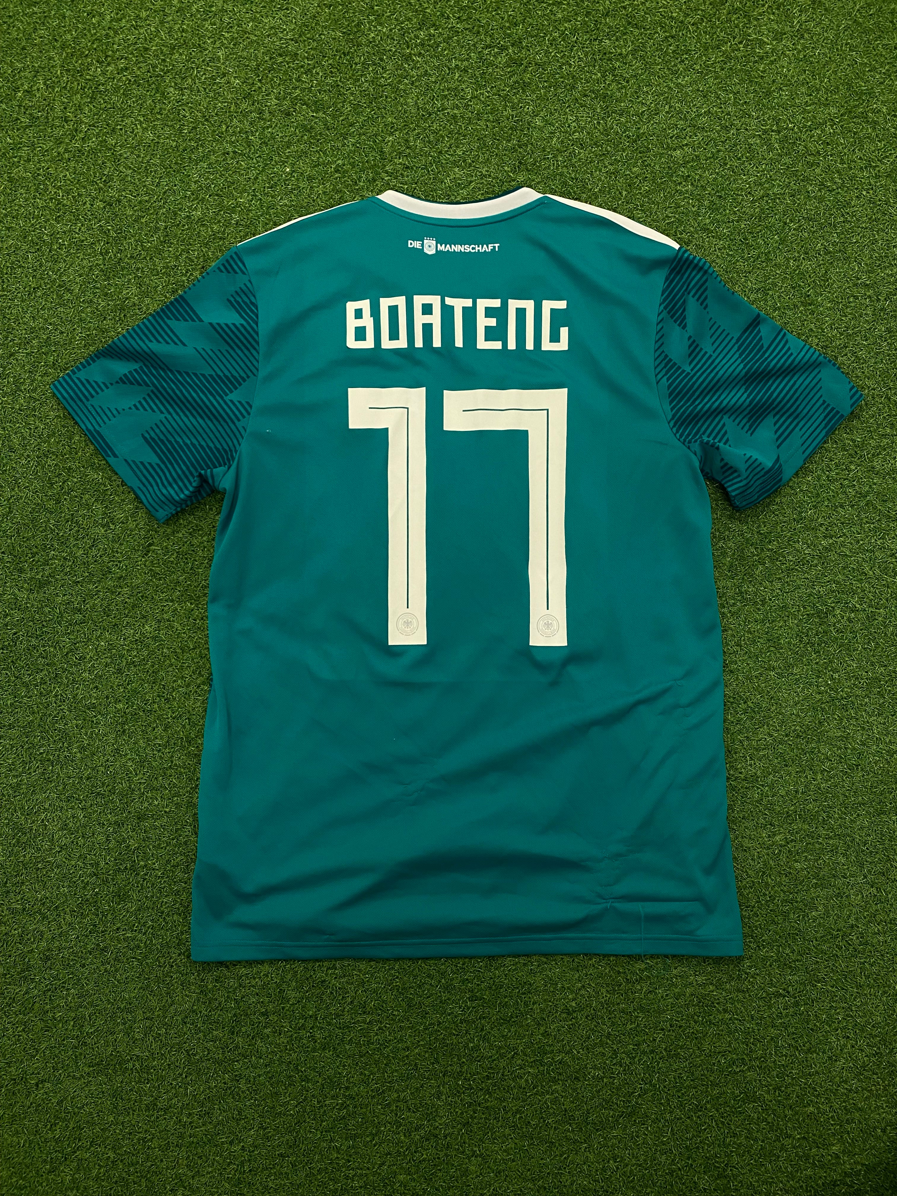 adidas DFB Deutschland Trikot Away 2018 L - BOATENG 17 - Nähte lösen sich