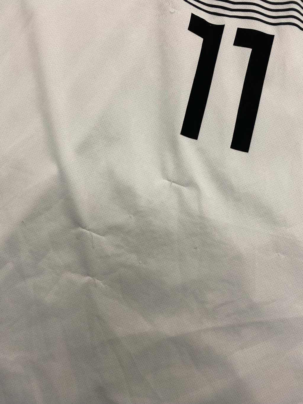 adidas DFB Deutschland Trikot Home Herren WM 2018 3XL - WERNER 11 - Nähte lösen sich , Kragen hinten etwas vergilbt