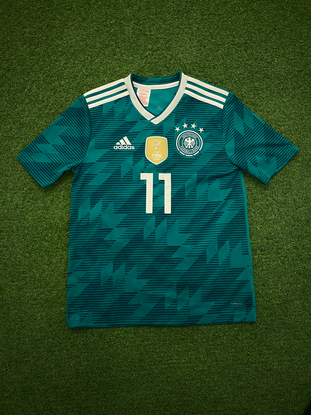 adidas DFB Deutschland Trikot Away 2018 164 - REUS 11 - Naht löst sich unter Flock