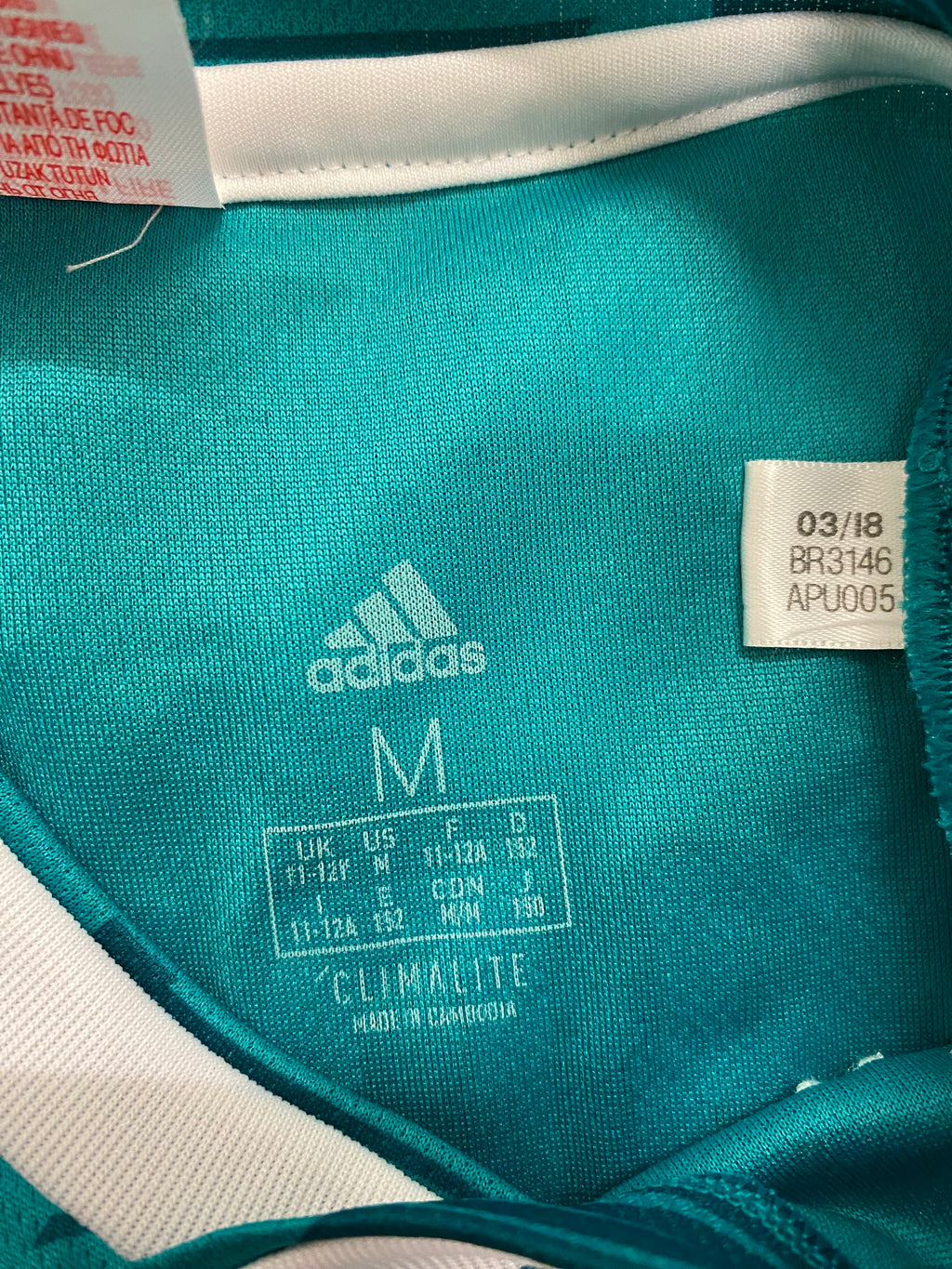 adidas DFB Deutschland Trikot Away 2018 152 - KROOS 8 - Naht löst sich unter dem Flock