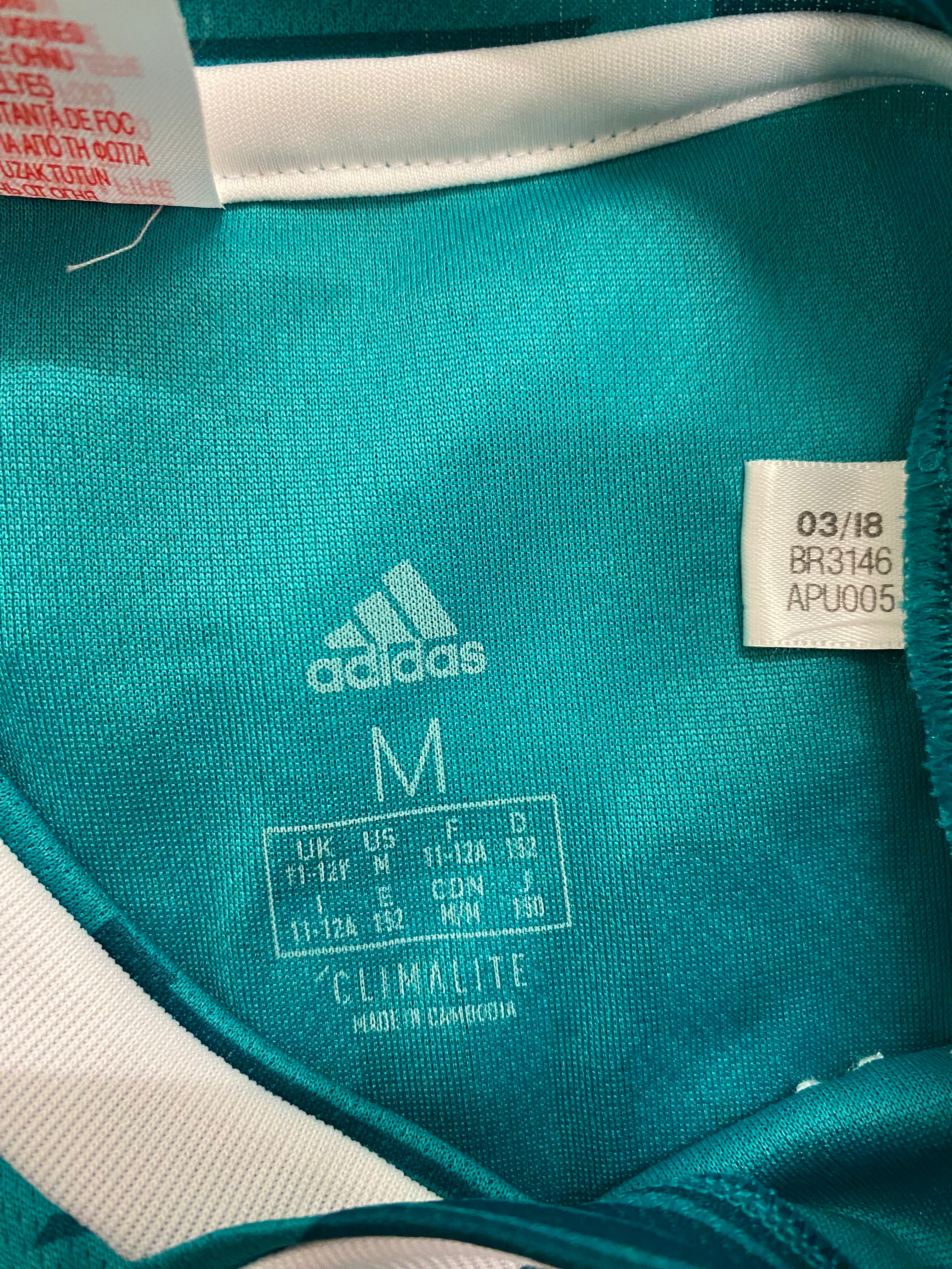 adidas DFB Deutschland Trikot Away 2018 152 - KROOS 8 - Naht löst sich unter dem Flock