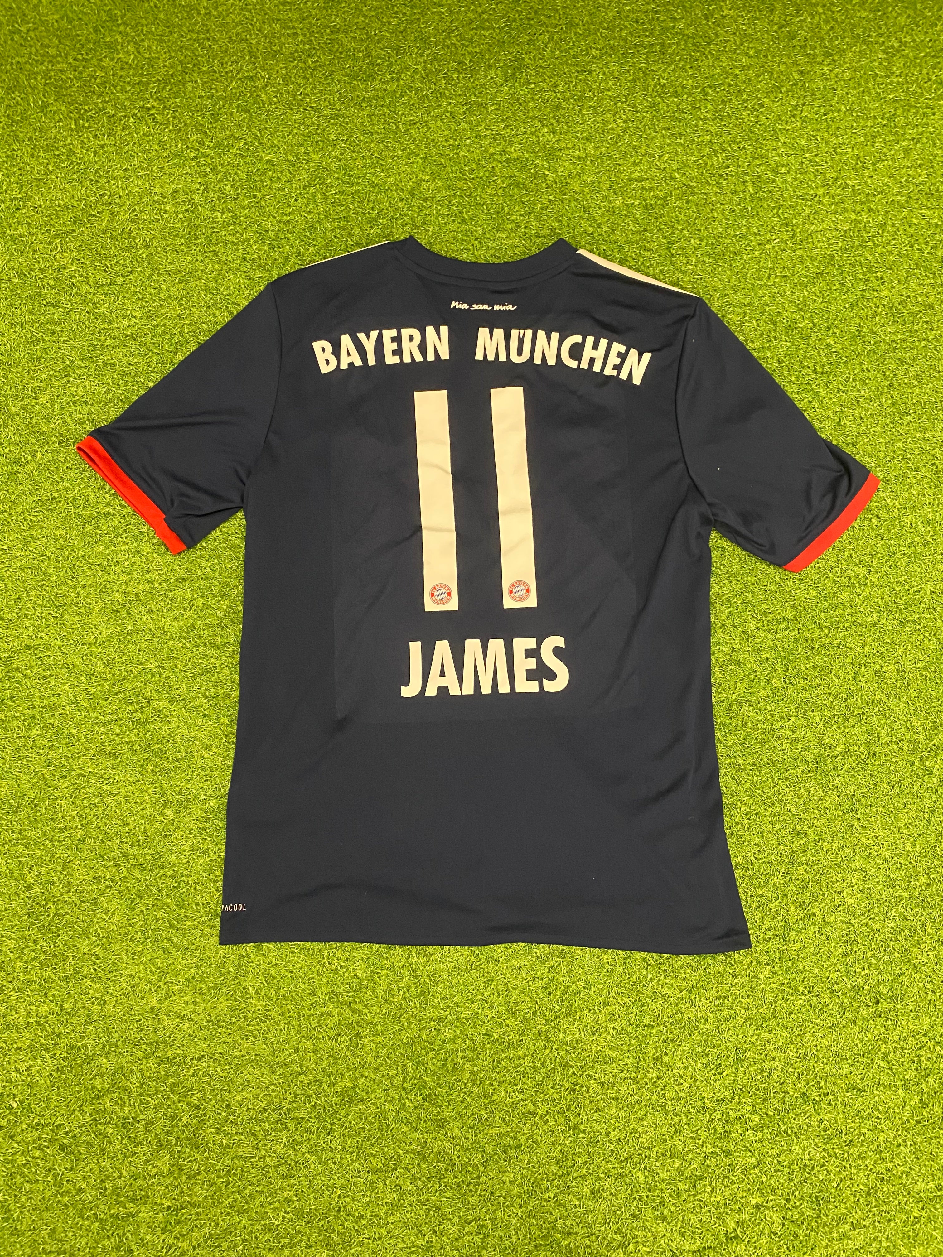 adidas FCB FC BAYERN MÜNCHEN Trikot Away Kinder 17/18 176 - JAMES 11