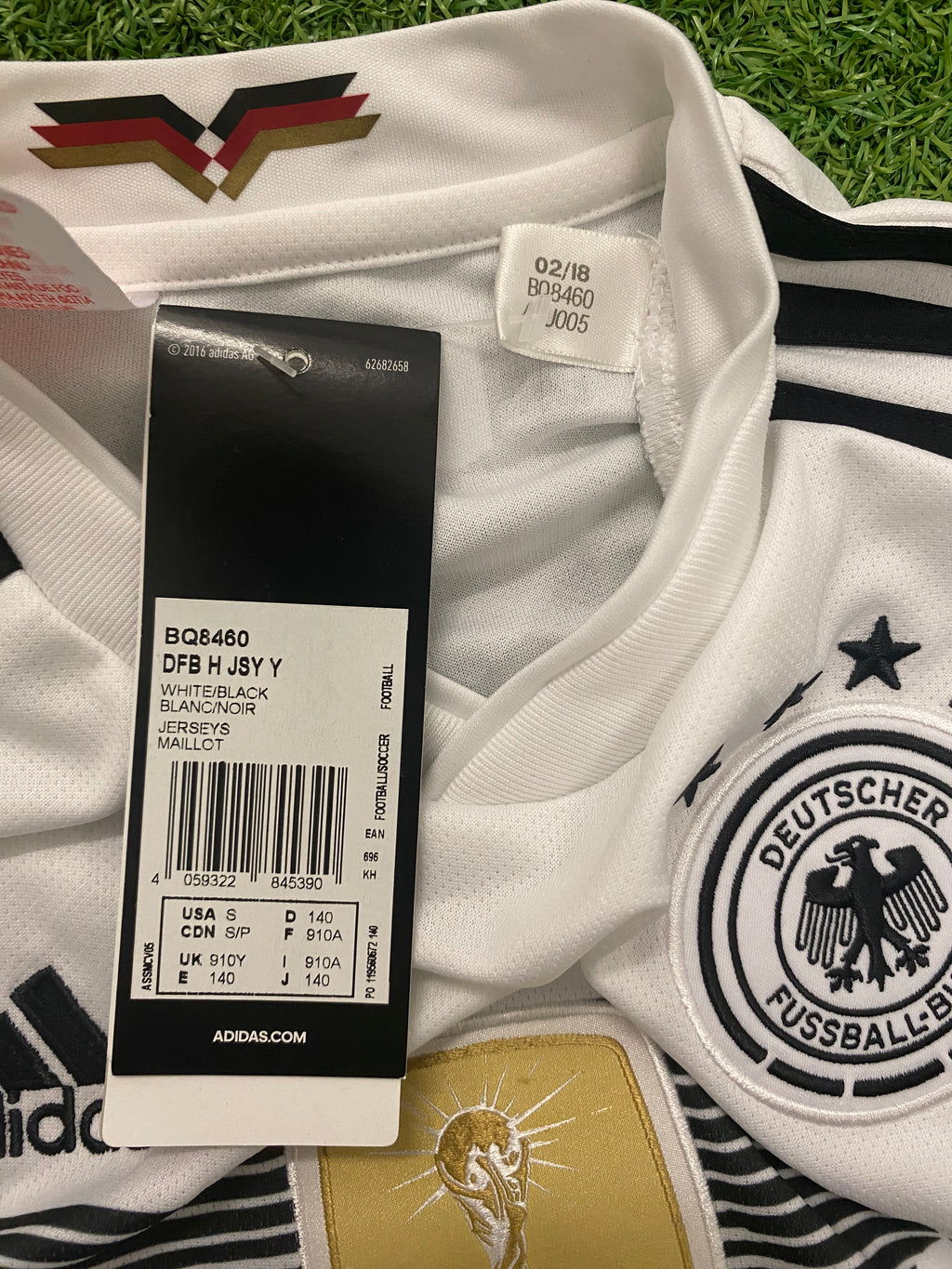 adidas DFB Deutschland Trikot Home Kinder WM 2018 140 - MÜLLER 8