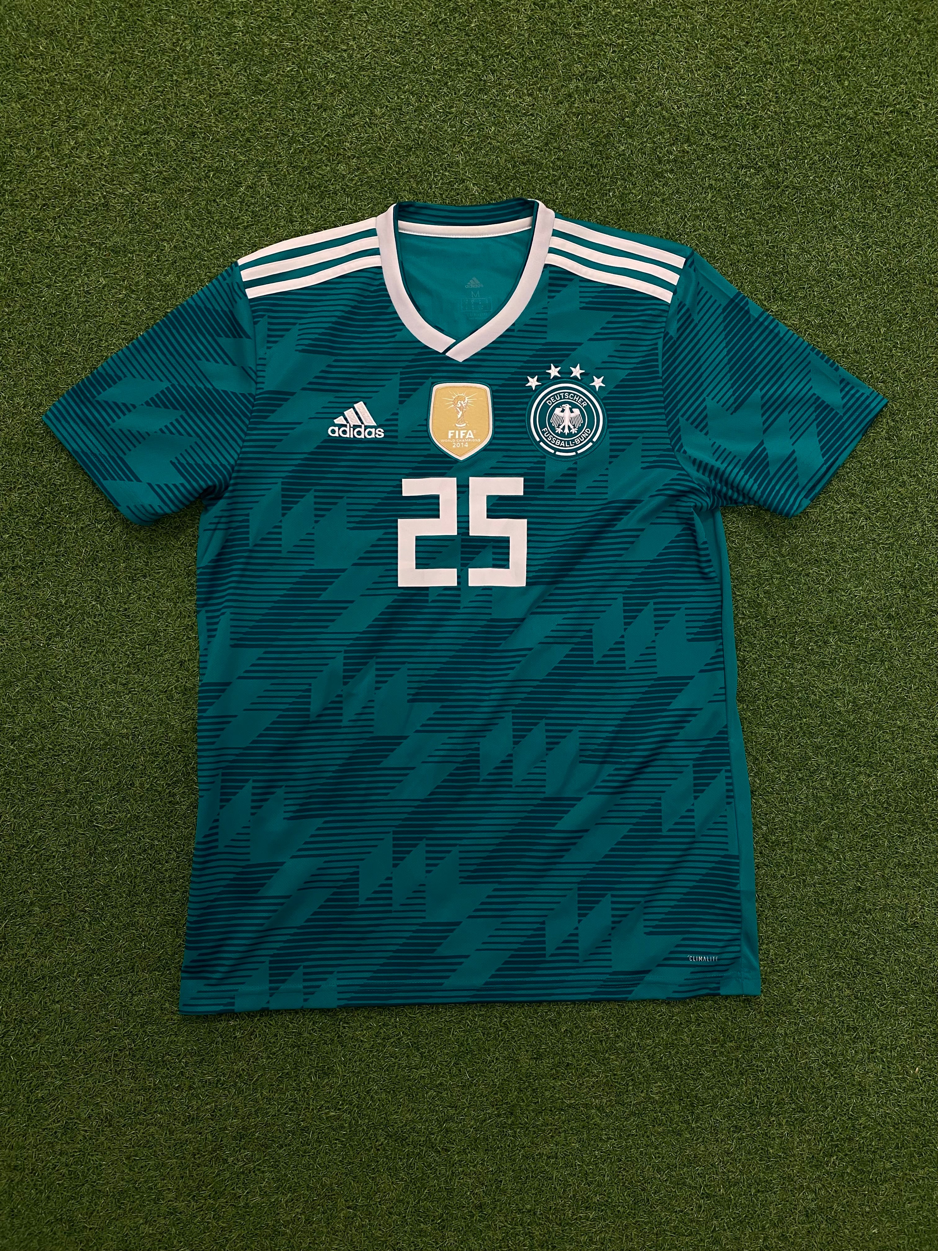 adidas DFB Deutschland Trikot Away 2018 M - PETERSEN 25 - Flock falsch herum