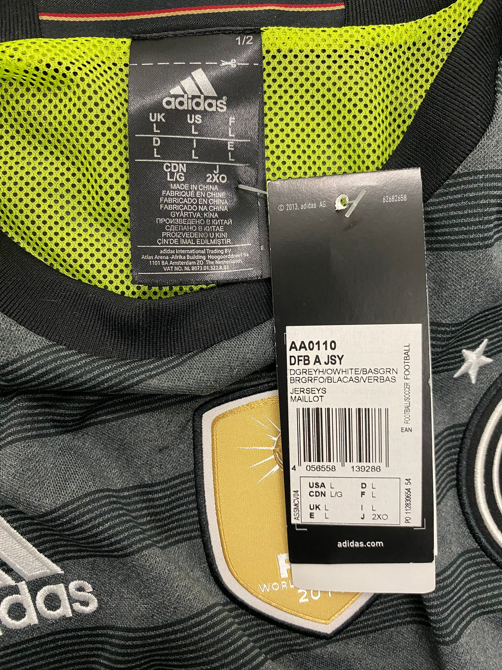 adidas DFB Deutschland Trikot Away 16/17 L - CHRISTIAN