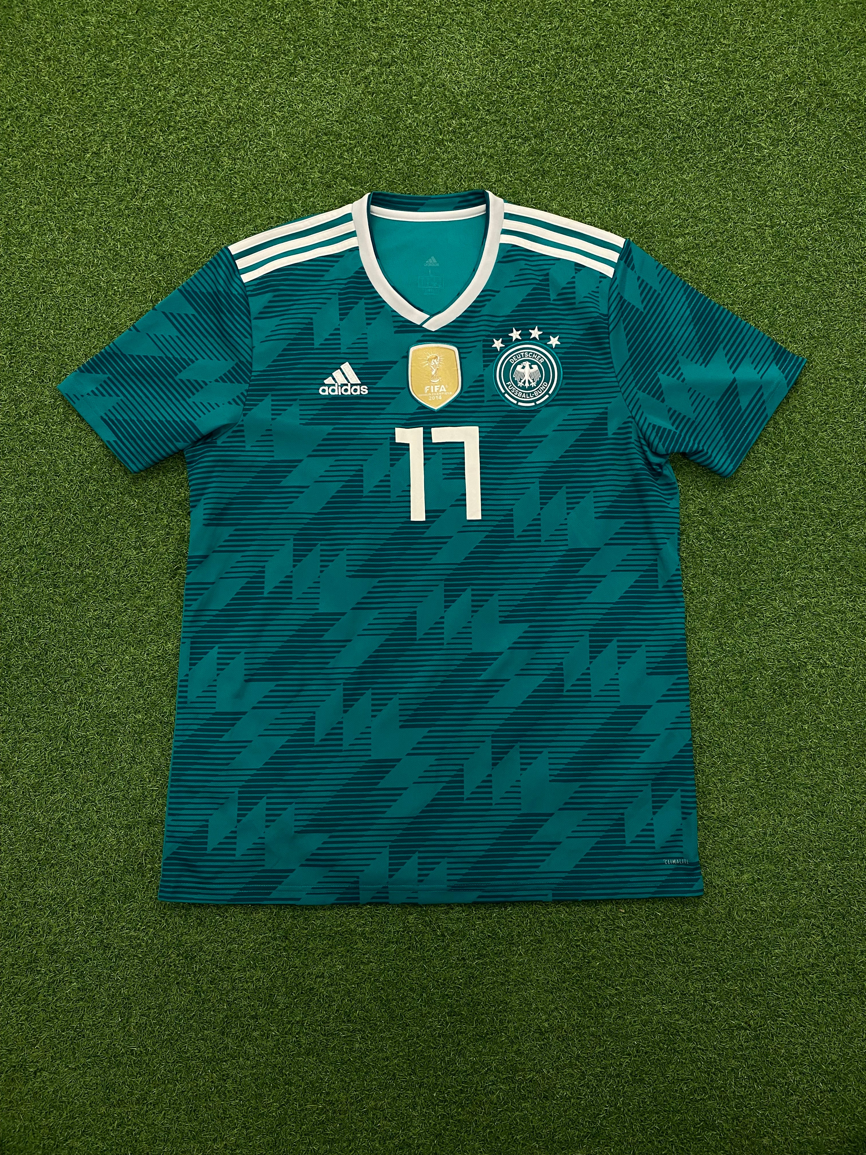 adidas DFB Deutschland Trikot Away 2018 L - BOATENG 17 - Nähte lösen sich