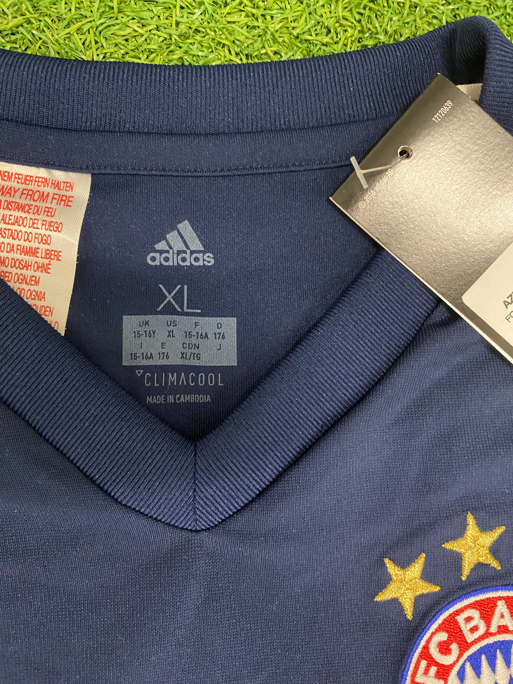 adidas FCB FC BAYERN MÜNCHEN Trikot Away Kinder 17/18 176 - JAMES 11