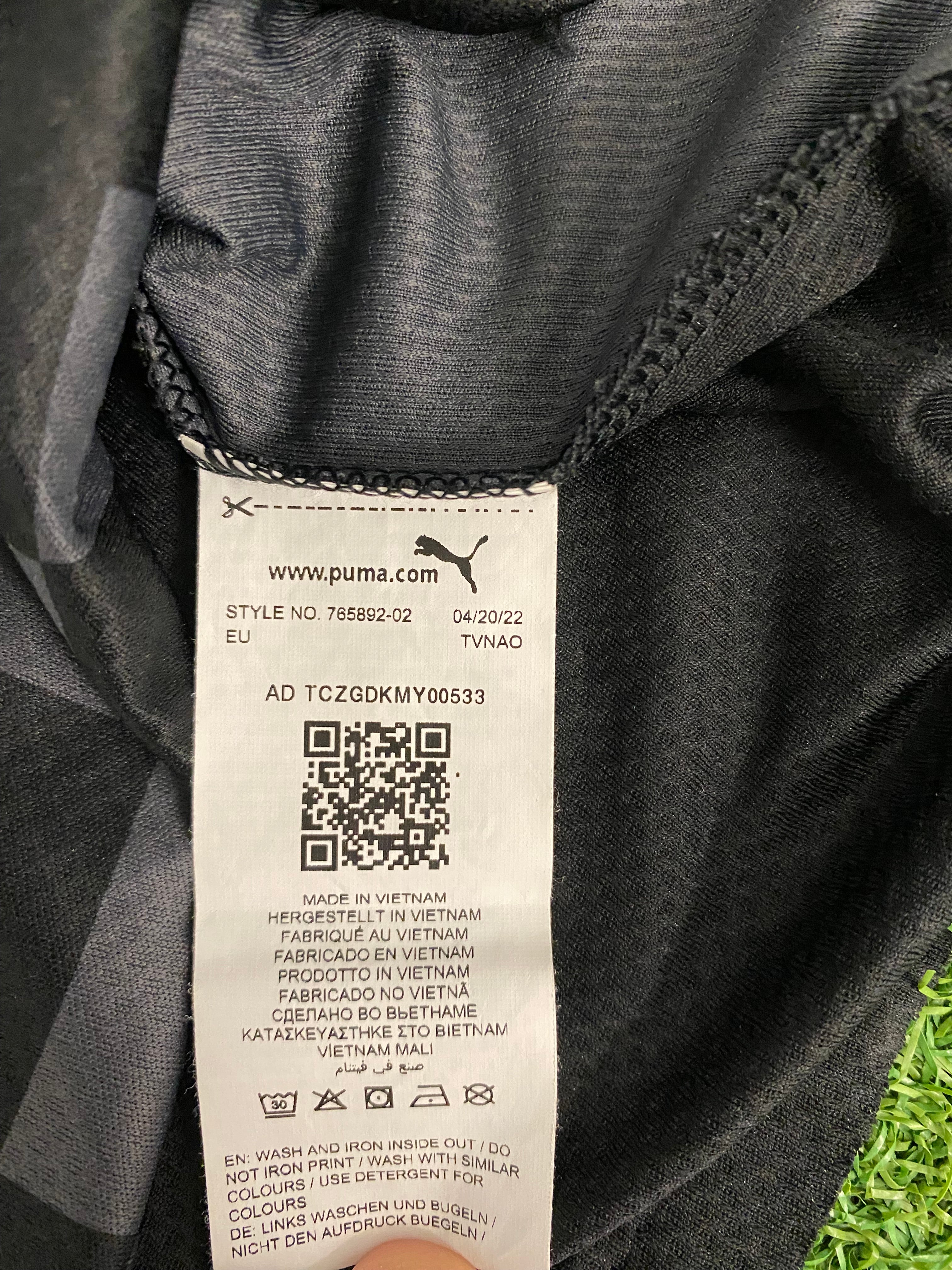 puma BVB BORUSSIA DORTMUND Trikot Away Kinder 22/23 152 - ADEYEMI 27 - aufgegangene Naht am Saum