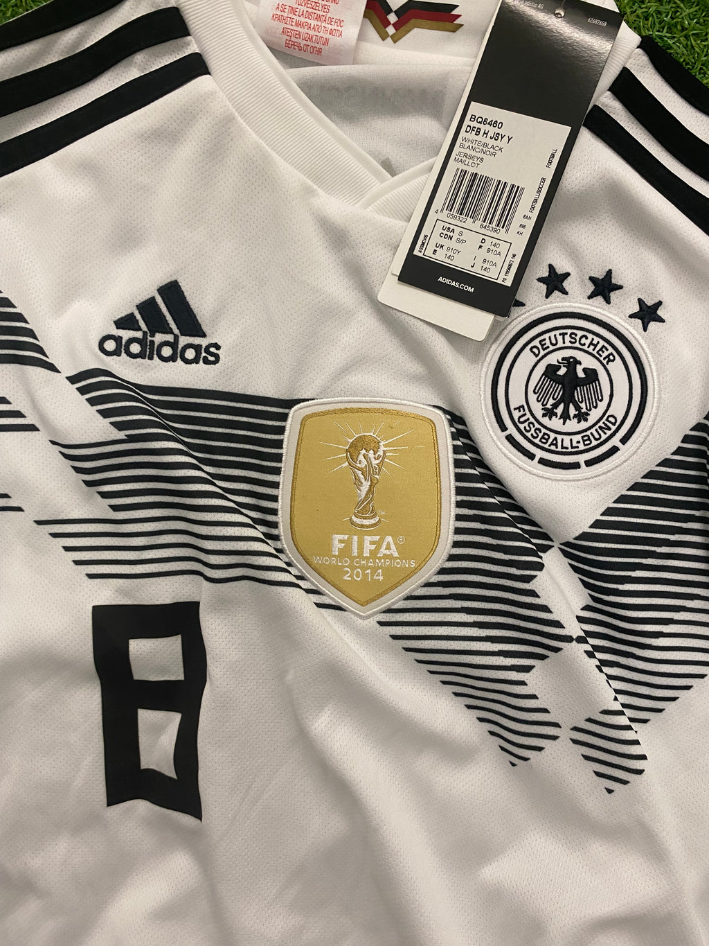 adidas DFB Deutschland Trikot Home Kinder WM 2018 140 - MÜLLER 8