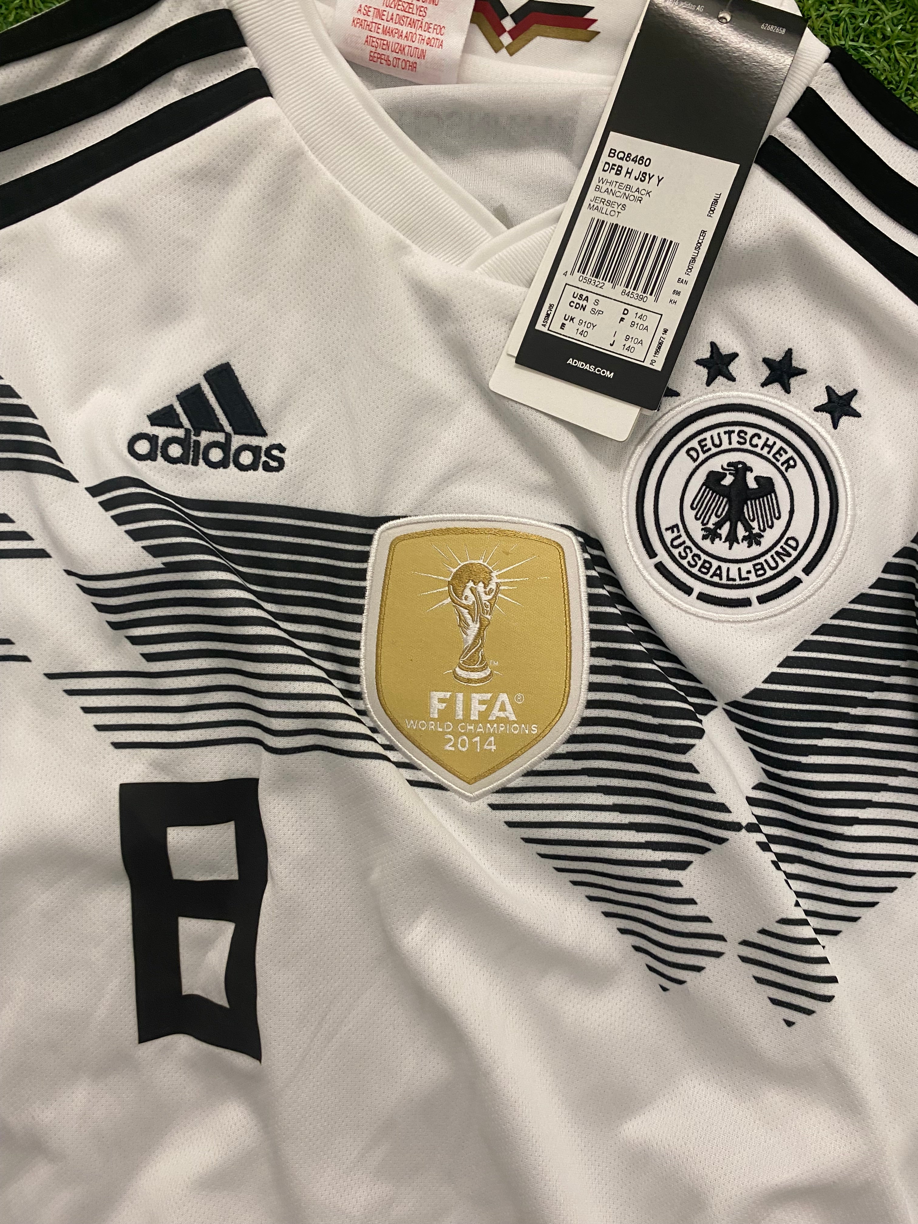 adidas DFB Deutschland Trikot Home Kinder WM 2018 140 - MÜLLER 8