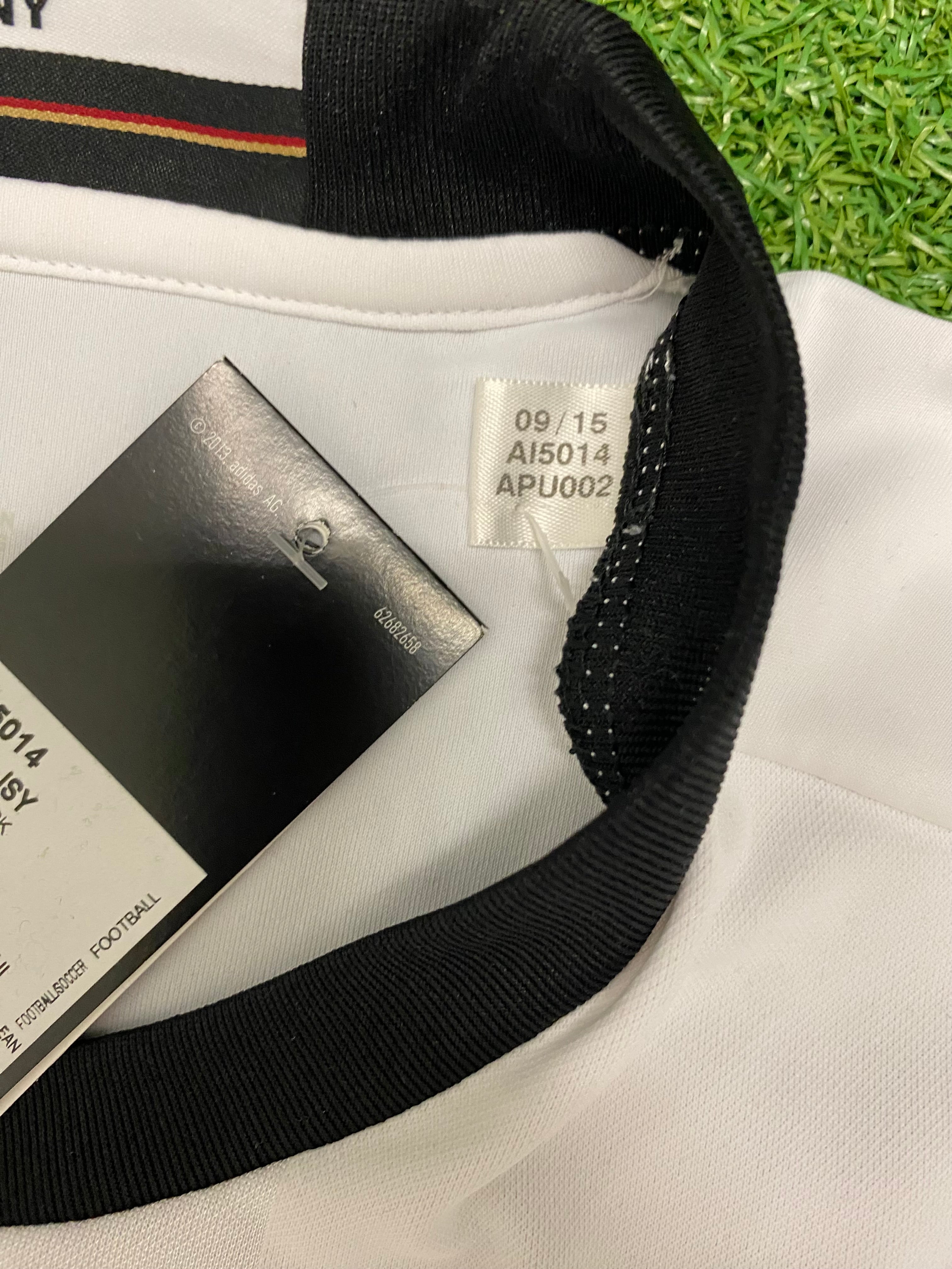 adidas DFB Deutschland Trikot Home Herren EM 2016 L - Flockabdruck unter Deutschland Logo