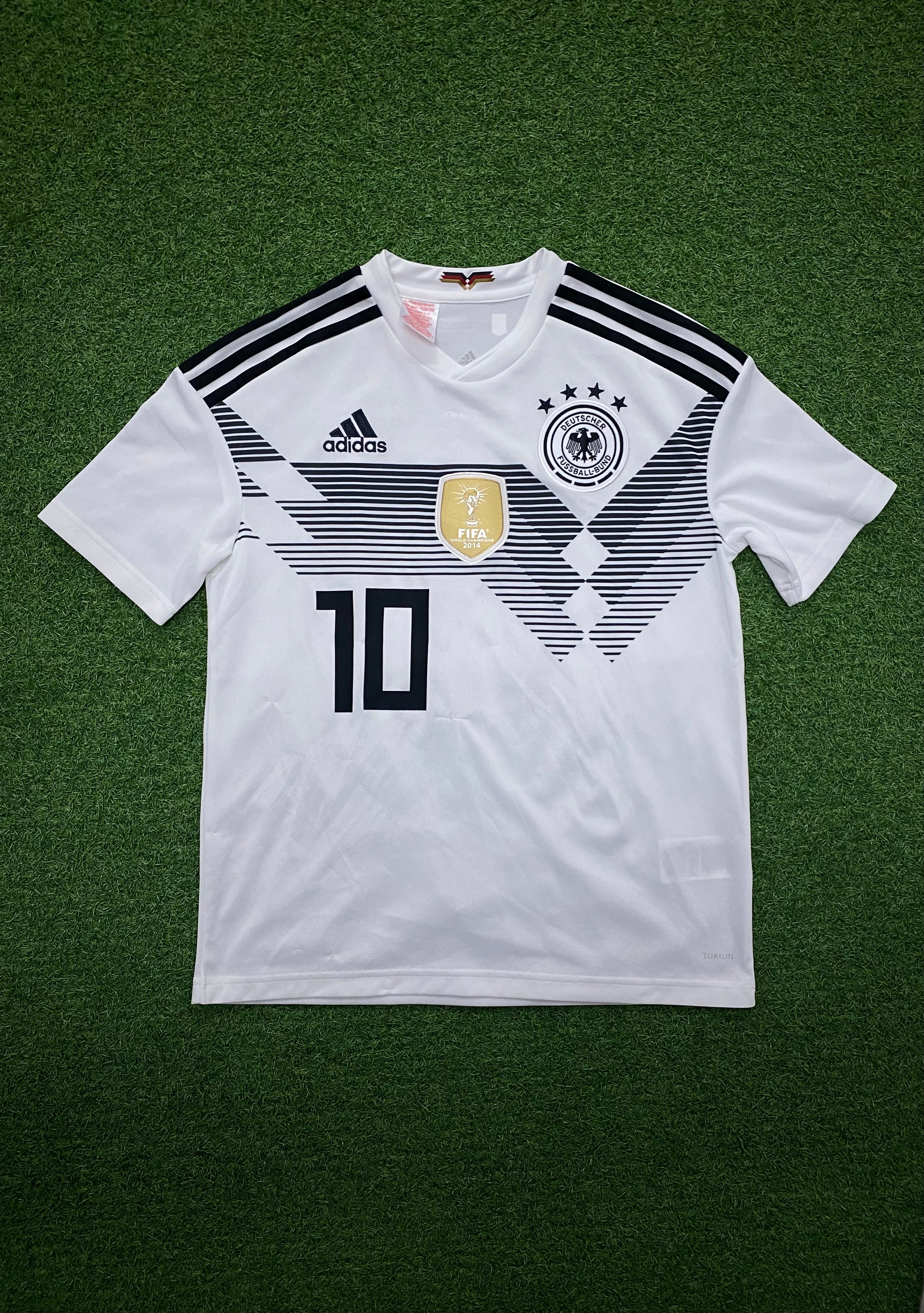 adidas DFB Deutschland Trikot Home Kinder WM 2018 152 - ÖZIL 10 - Nähte lösen sich