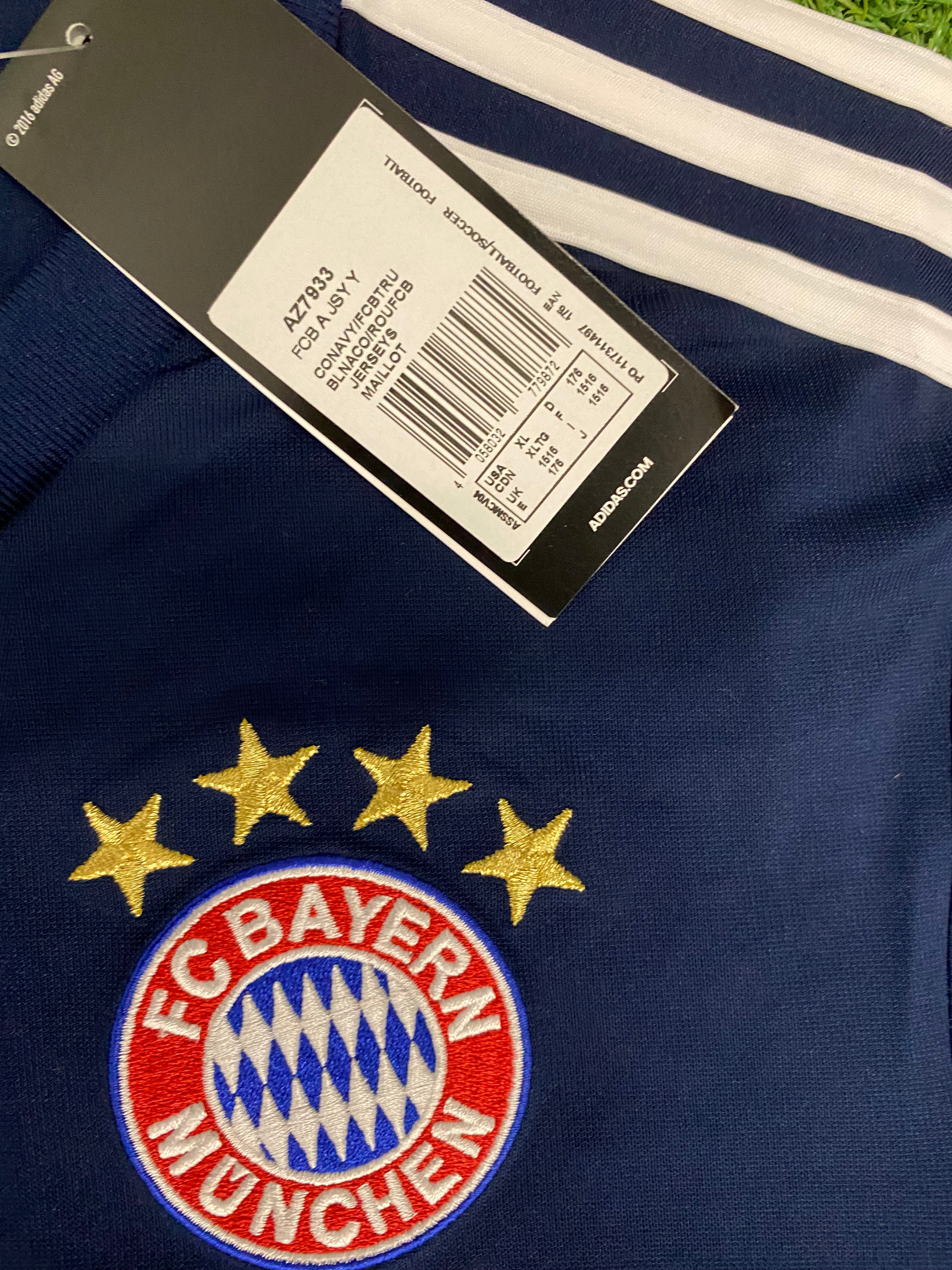 adidas FCB FC BAYERN MÜNCHEN Trikot Away Kinder 17/18 176 - JAMES 11