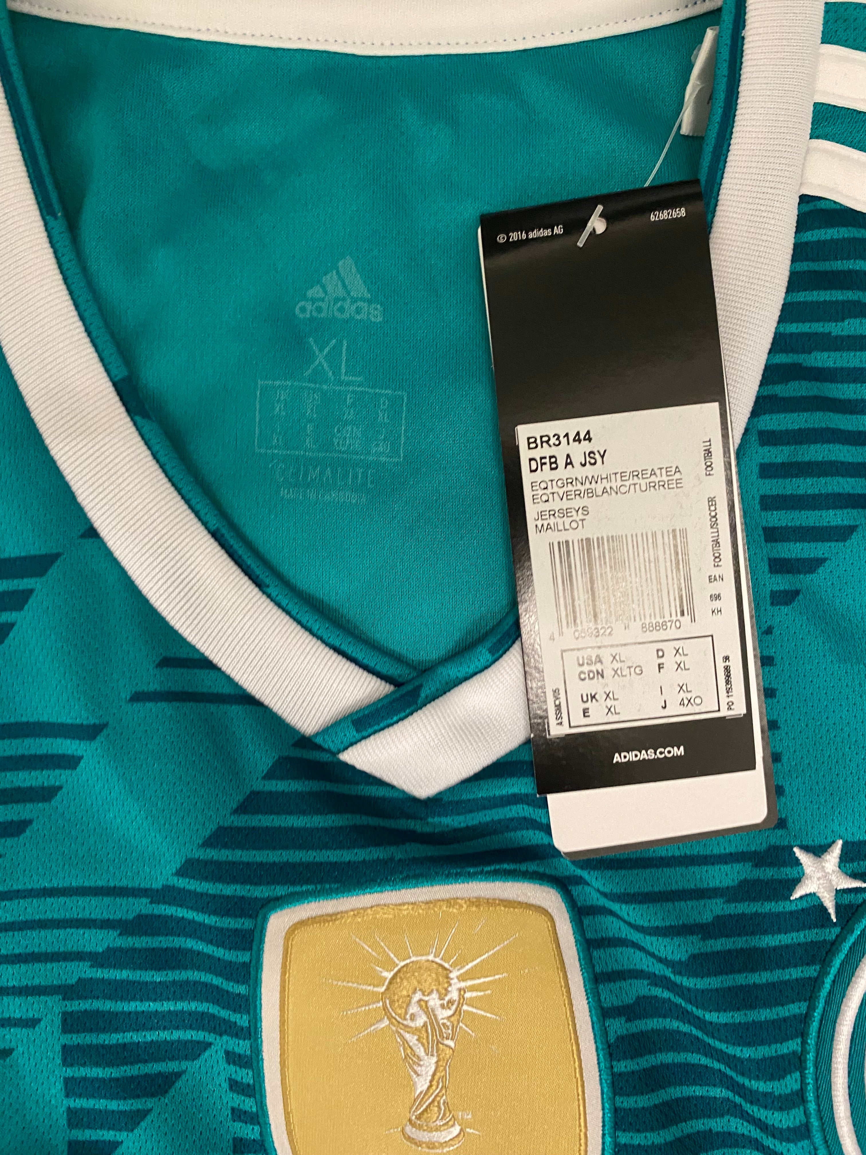 adidas DFB Deutschland Trikot Away Herren WM 2018 XL