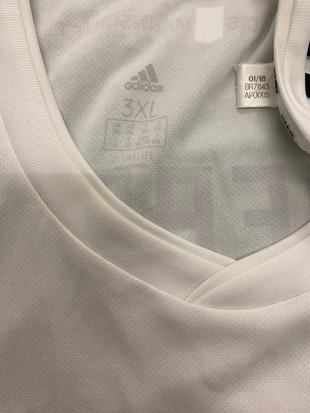 adidas DFB Deutschland Trikot Home Herren WM 2018 3XL - WERNER 11 - Nähte lösen sich , Kragen hinten etwas vergilbt