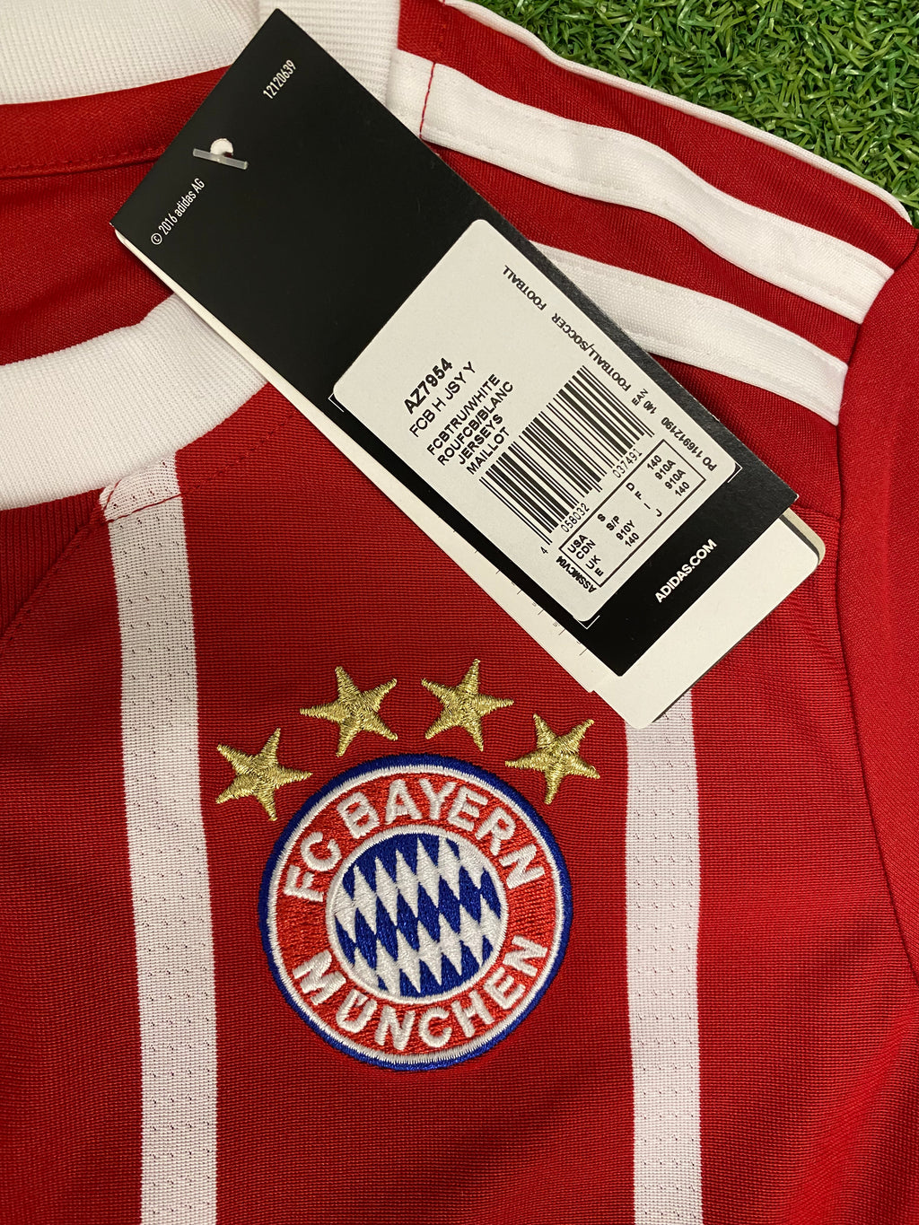 adidas FCB FC BAYERN MÜNCHEN Trikot Home Kinder 17/18 140