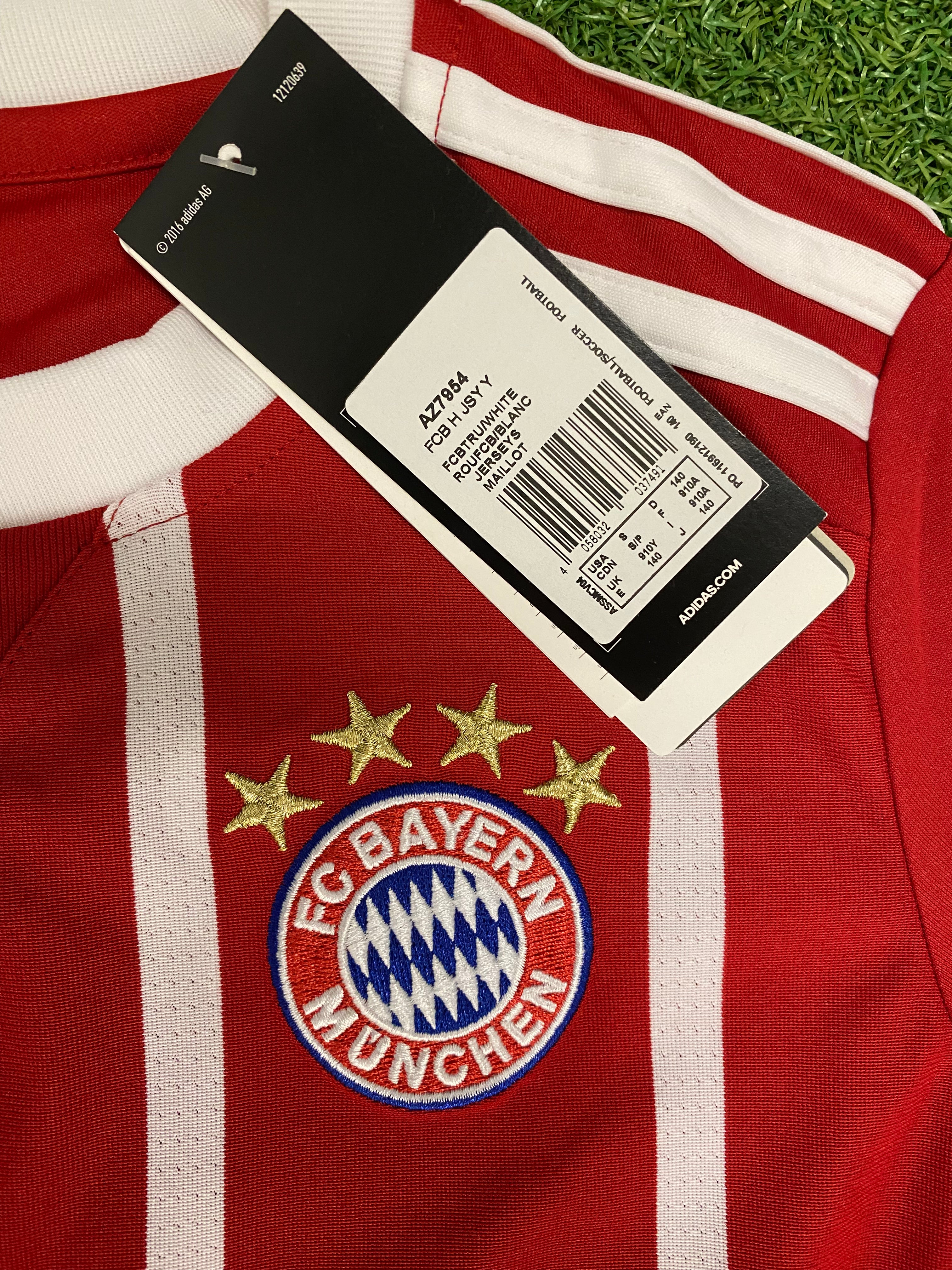 adidas FCB FC BAYERN MÜNCHEN Trikot Home Kinder 17/18 140